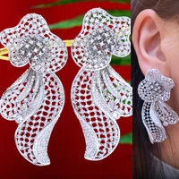 missvikki luxury big pendant earrings for women wedding geometric earring brincos female diy fashion jewelry gift high quality