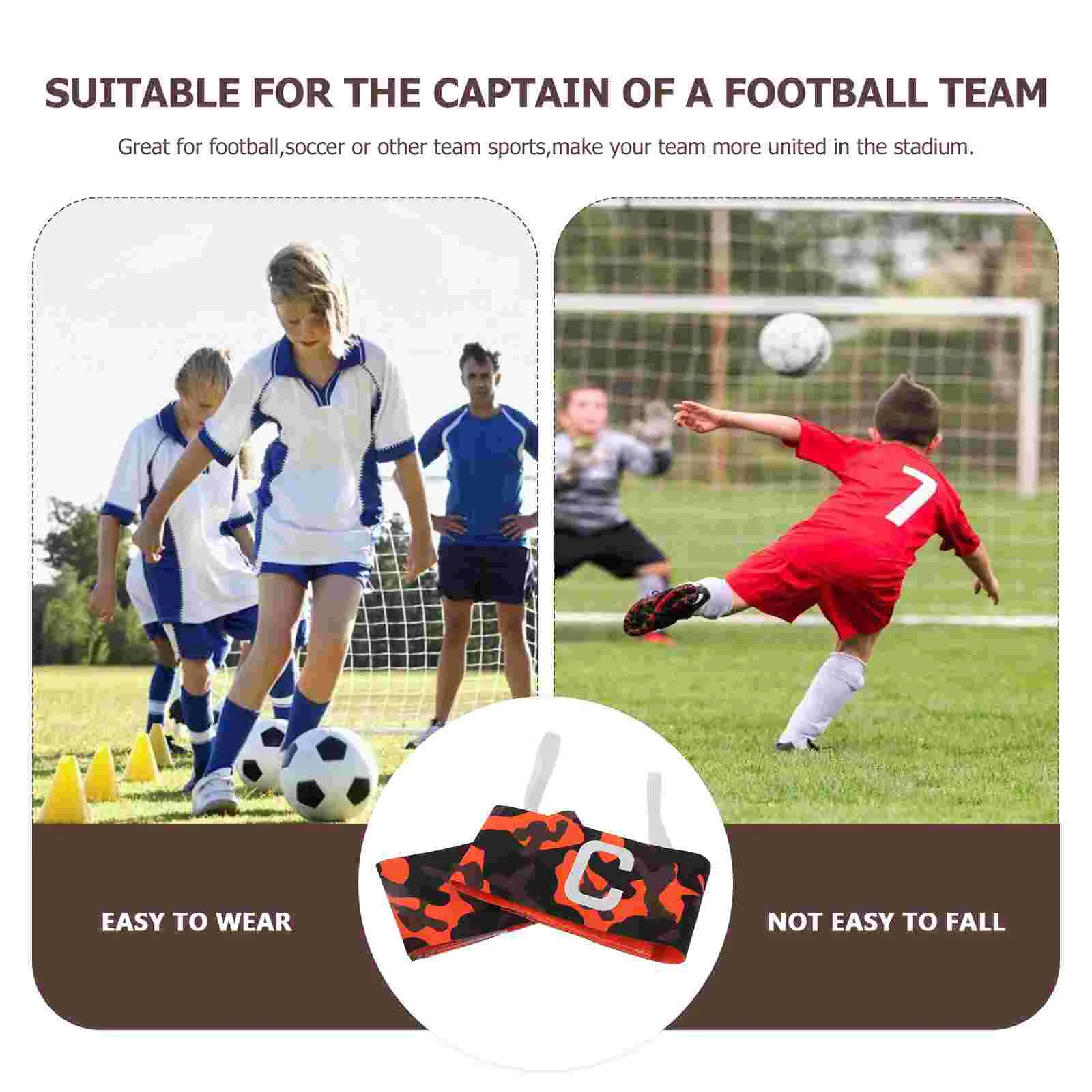 Регулируемые нарукавные повязки Футбольные команды Знак ведущего Спортивные