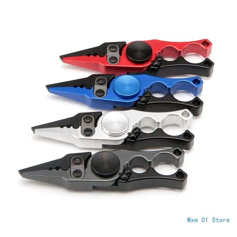 

Multifunctional Fishing Pliers Scissors Finger Spinner Pliers Fish Hook Remover Line Cutter Fishing Clamp Durable Drop shipping