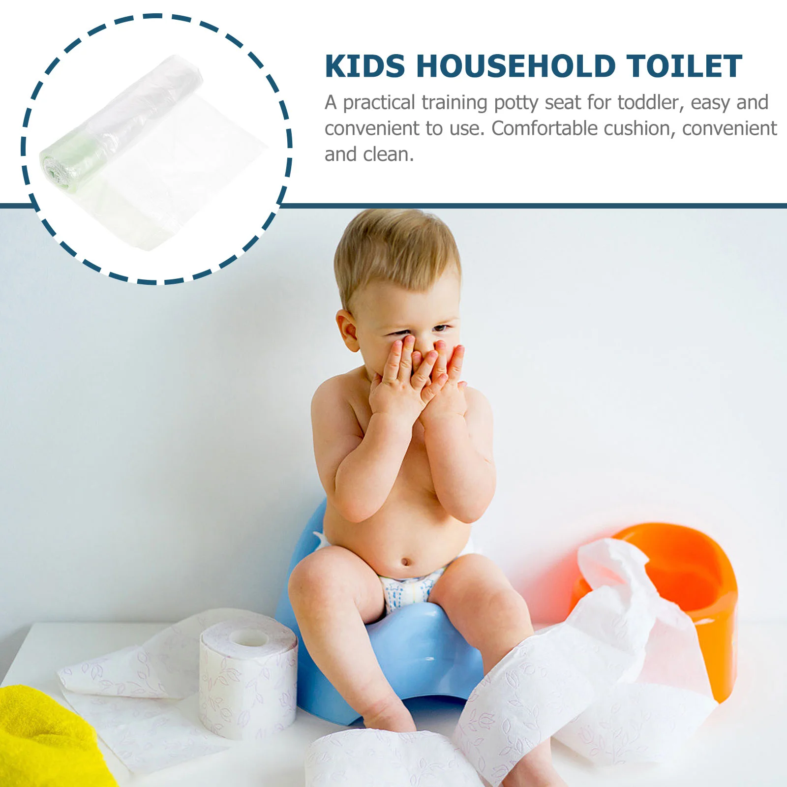 30 шт. одноразовые мусорные пакеты для детского горшка