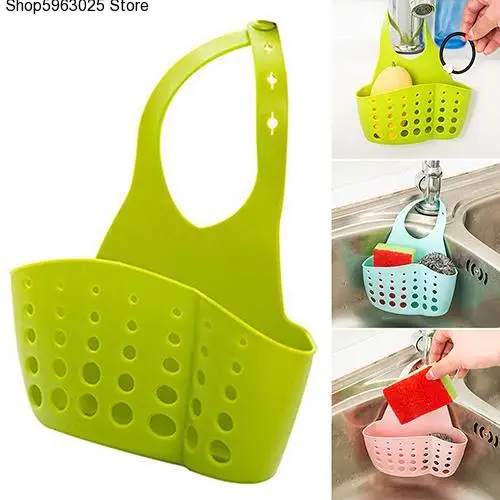 

Подвесная корзина для ванной комнаты, аксессуар для ванной комнаты, регулируемая стойка для хранения с 2 отверстиями для крепления на кране,...