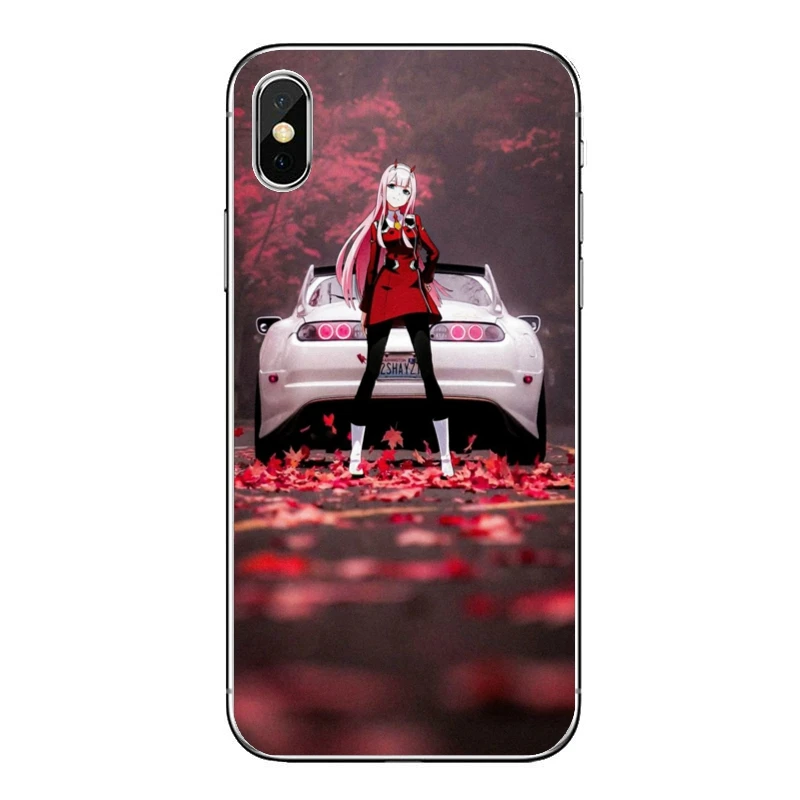 Ультратонкий чехол для телефона с аниме девушкой JDM спортивный автомобиль Дрифт