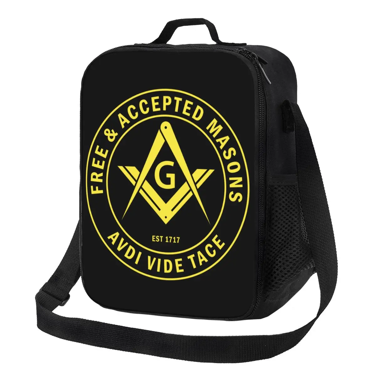 

Бесплатная доставка, перезаряжаемый Ланч-бокс Masons Masonic Freemason, герметичный термоохладитель, изолированный Ланч-бокс для детей и школьников