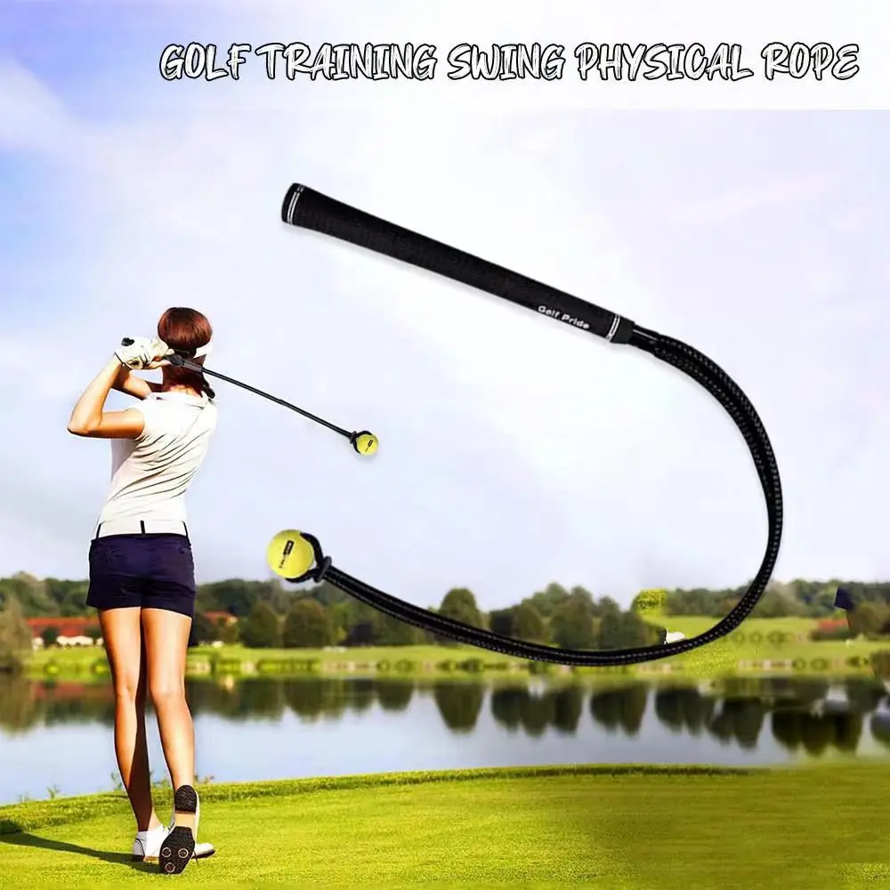 

Practice Artifact Golf Swing Exerciser Physical Rope Warm-Up Training Rope Beginner Auxiliary Trainer