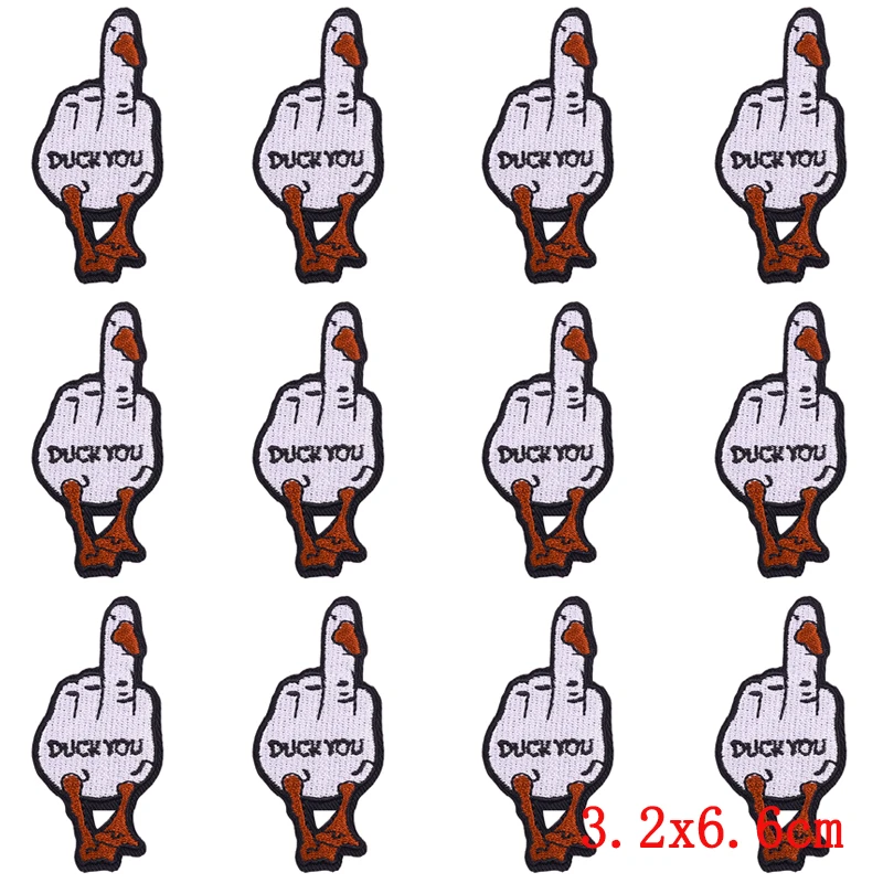 10 шт./партия термоклейкие нашивки в стиле панк с животными