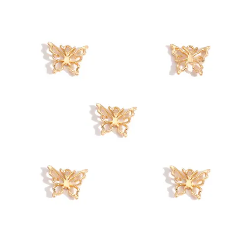 Подвески-бабочки из цинкового сплава YuenZ 20 шт.