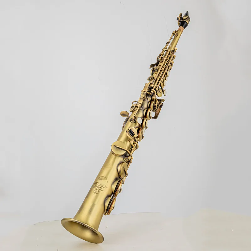 

Made in France High Quality Soprano Saxophone Mark VI B-flat Soprano Sax Mark VI Mouthpiece Reeds Neck Bronze color Made in Fra