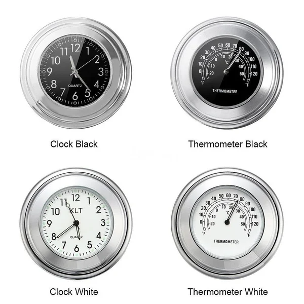 1 шт. универсальные водонепроницаемые часы с креплением на руль мотоцикла