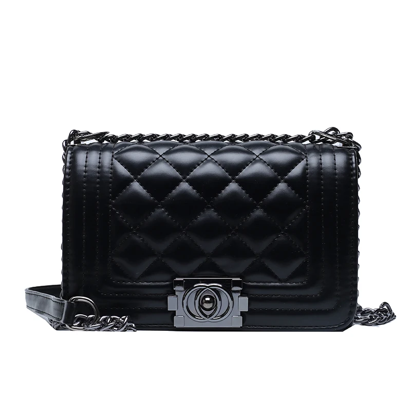 

Fashion Women's Shoulder Embroidered Rhombus Messenger Bag Ladies Trend PU Dropshipping Wholesale