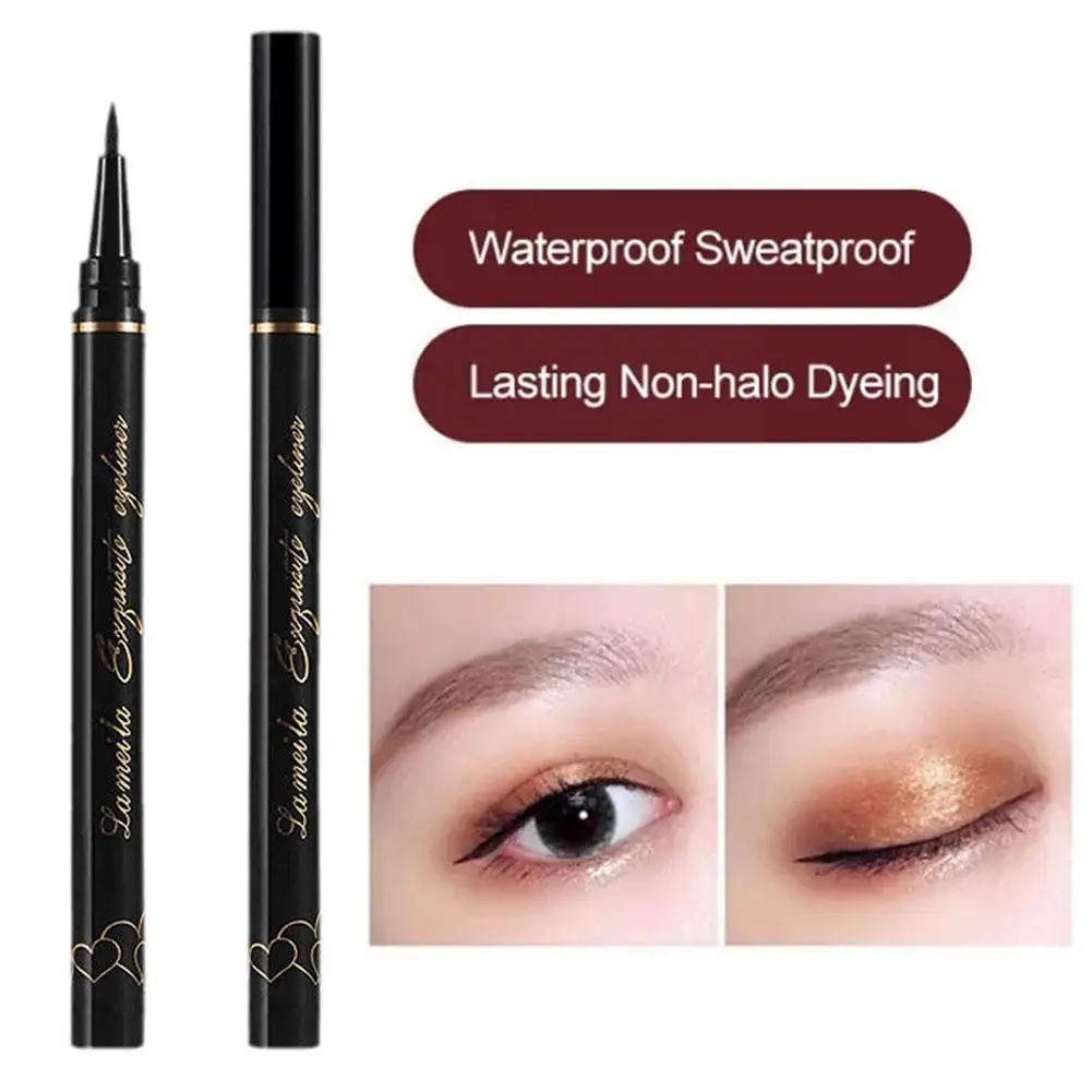 

1pcs Ultra Thin Liquid Eyeliner Pen Waterproof And Not Makeup Sweat To Eye Easy Eye Cosmetics Charming Smudge Resistant B1V0