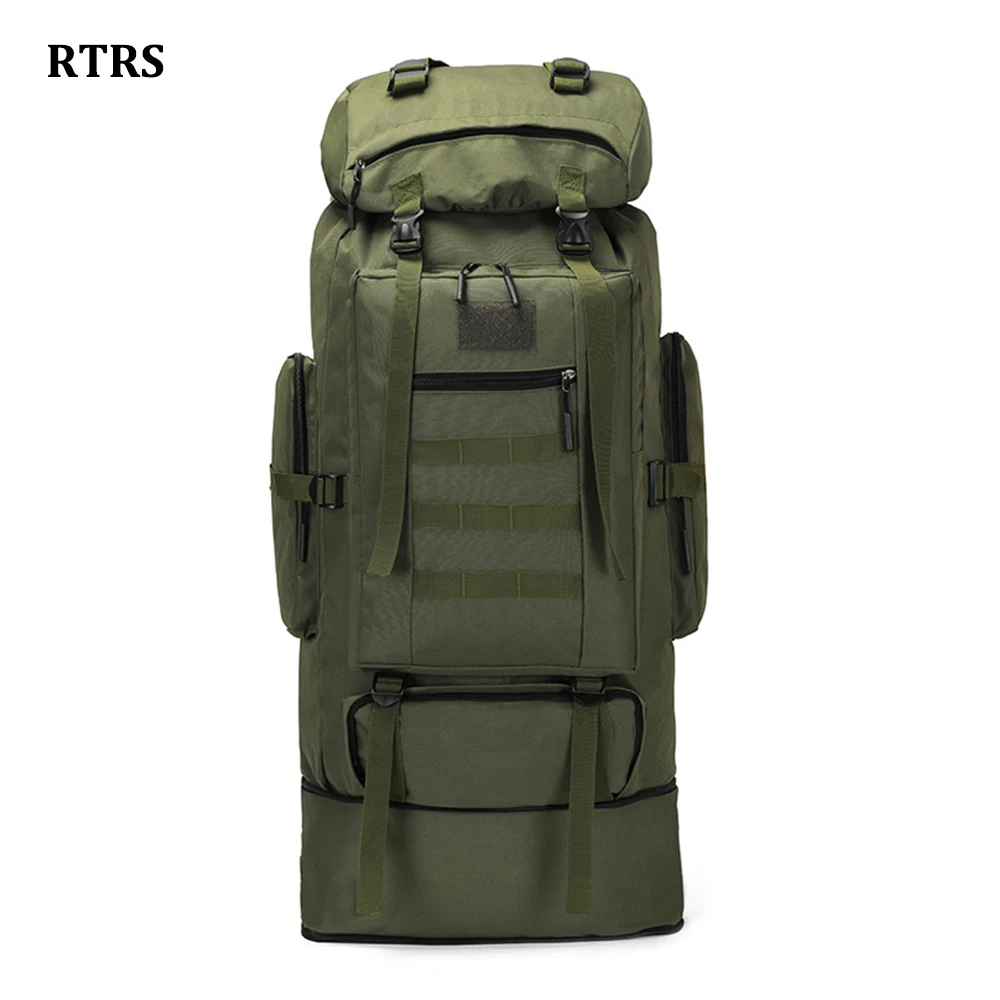 

100L Outdoor Camping Backpack Men Waterproof Extensible Camouflage Hiking Cycling Large Capacity Travel Women Shoulders Bag