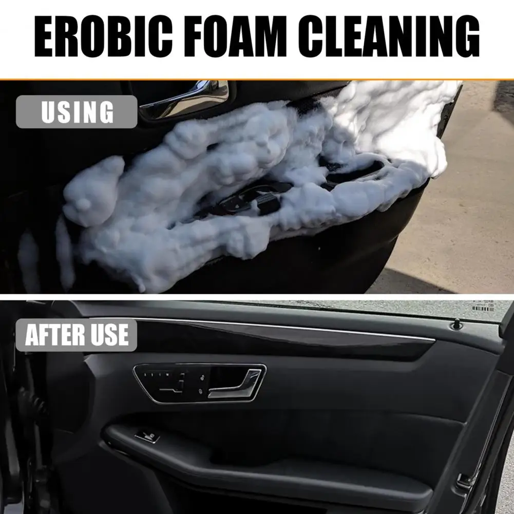 

60ml Functional Leather Cleaner Eco-friendly Odorless Foam Cleaner Car Interior Leather Cleaning Supplies