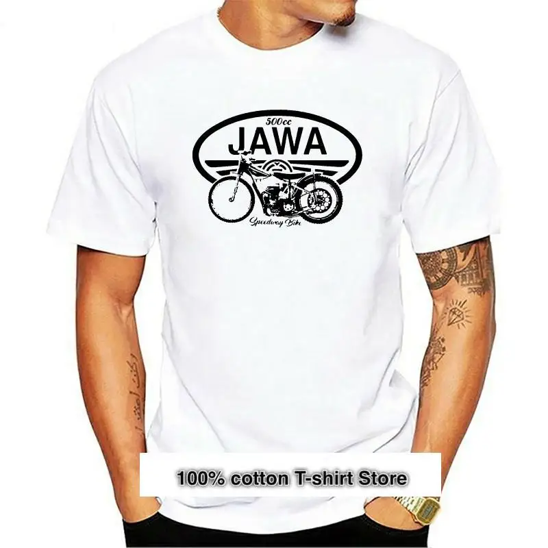 

JAWA SPEEDWAY-Camiseta clásica para hombre, camisa inspirada en motocicleta, novedad de 2021