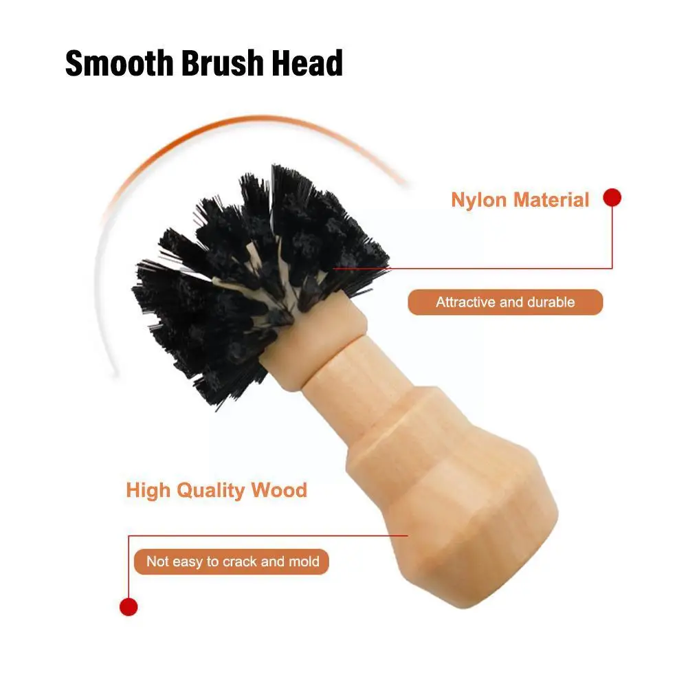 

Портативная щетка для чистки кофейного темпера, искусственные инструменты, очистители волос, пыль, кухня 51/58 мм, бариста, дерево X2f7