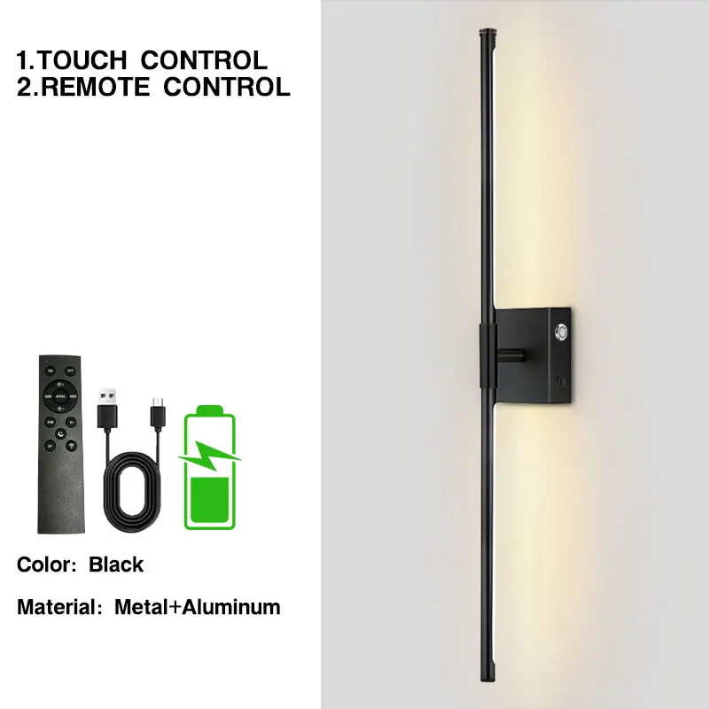 

Беспроводные аккумуляторные настенные светильники HAULVANG