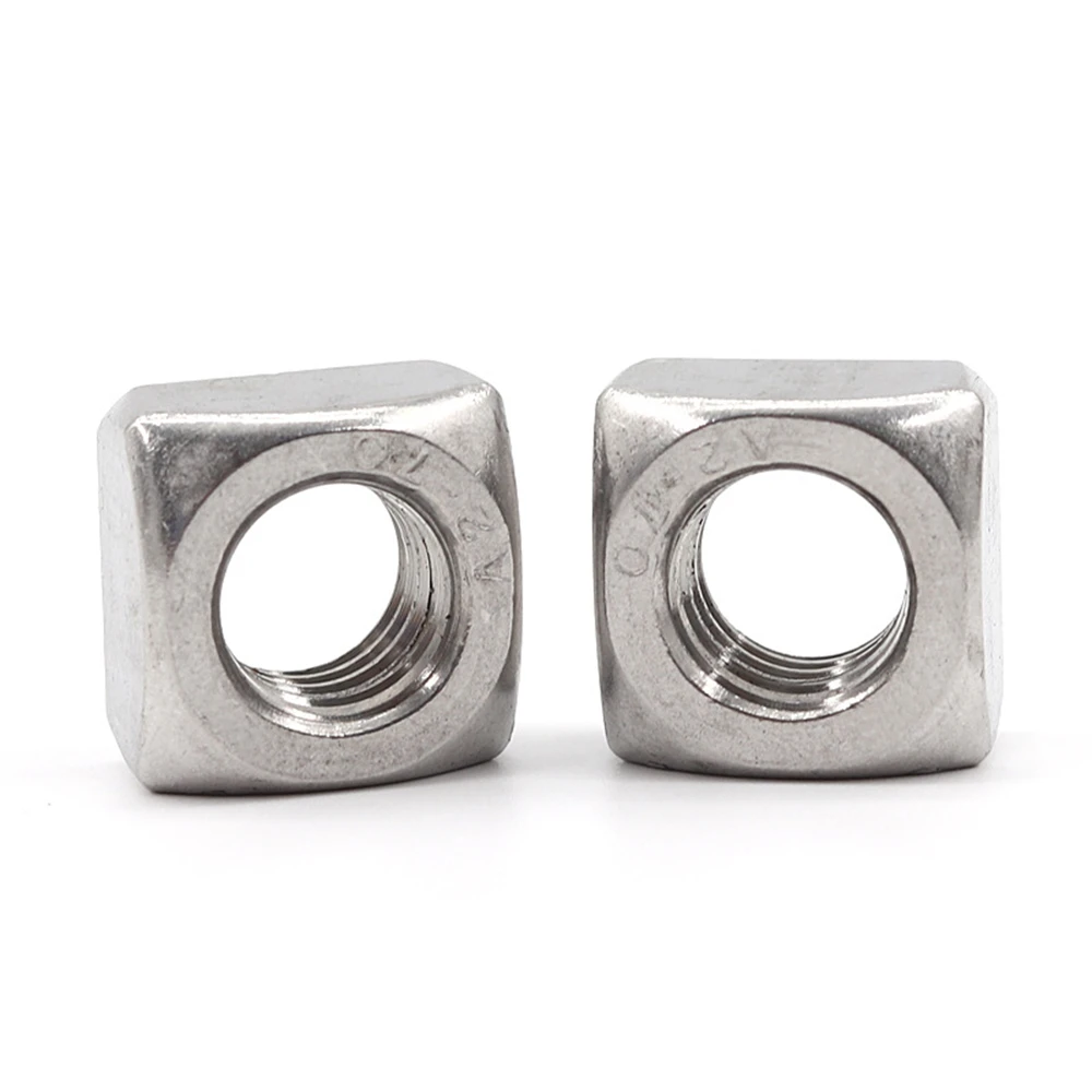 10/ 50 шт. квадратные гайки из нержавеющей стали A2 304