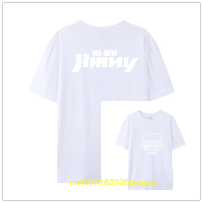 배 Baju Kaos футболка Mobil All New Jimny Otomotif повседневная свободная летняя с круглым вырезом