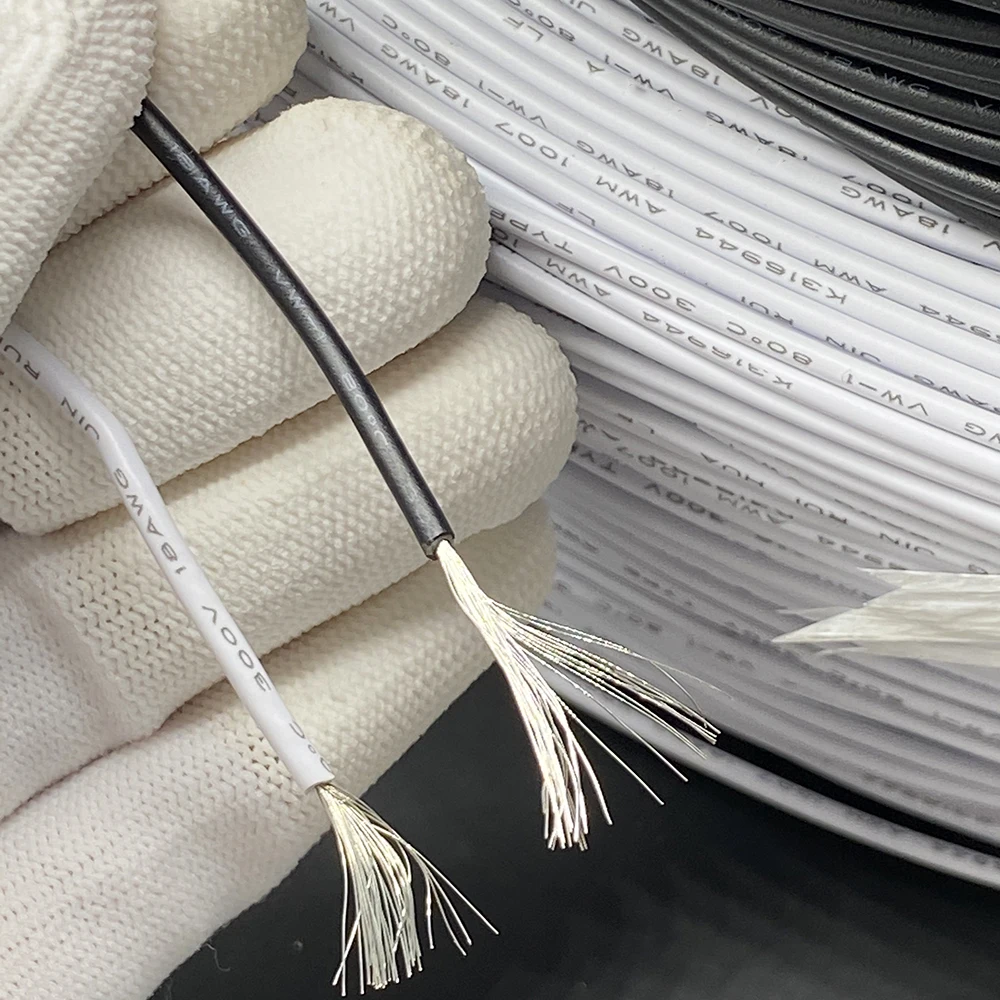 Электрический провод сделай сам 5 м 18AWG из ПВХ и луженой меди испытательный