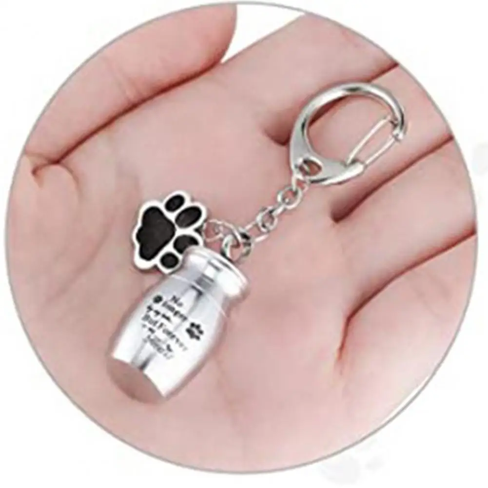 Брелок для ключей домашних животных из нержавеющей стали с собачьей и кошкой