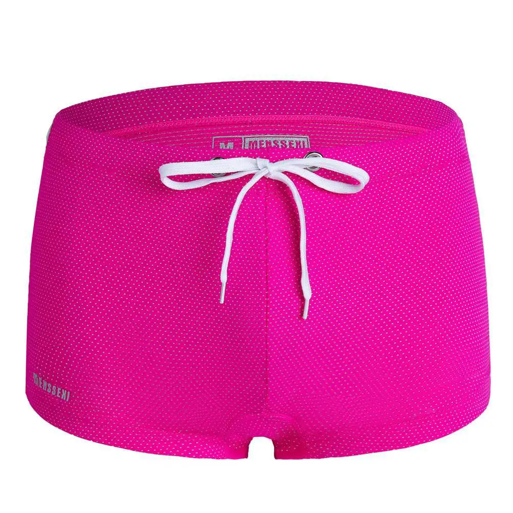 Трусы-боксеры мужские из вискозы пикантные мягкие свободные короткие штаны