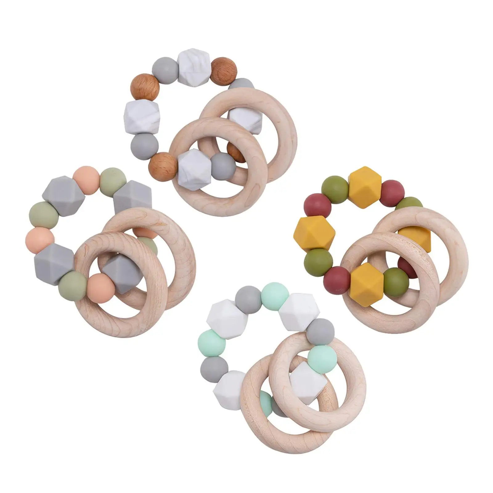 

Teether Bracelet Baby Teething Bracelet Teether Toy for Mouth Explore Baby