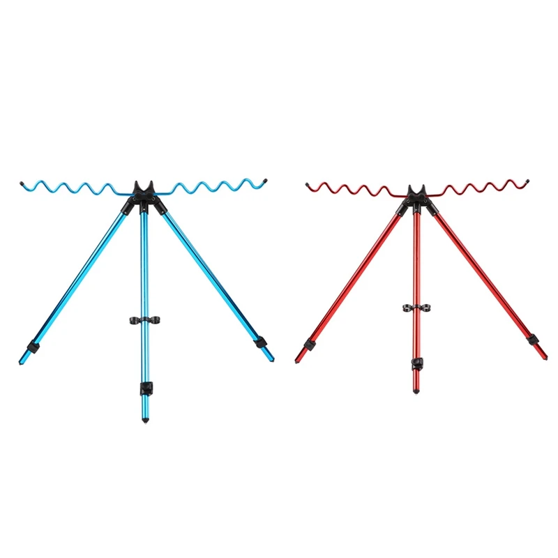 

Portable Telescopic Adjustable Fishing Rods Tripod Stand Aluminum Alloy Fishing Pole Rod Holder Bracket Mount