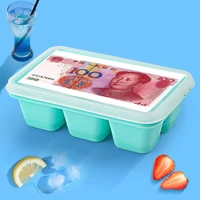 rmb 100 front silicone ice cube maker diy whiskey wine ice cube mold cocktail 6 in 1 multi function container pot ice cube