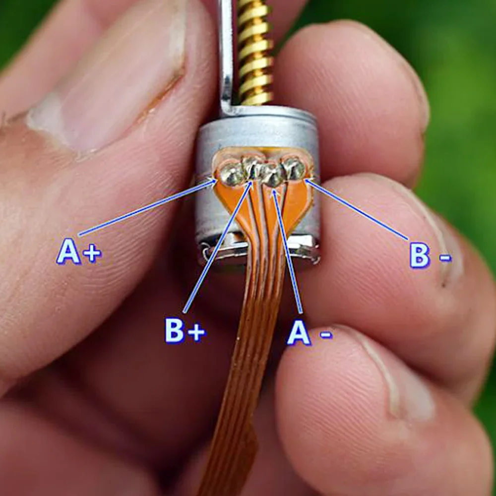 Япония ход 50 мм микроточный медный винт линейный шаговый двигатель 10 привод