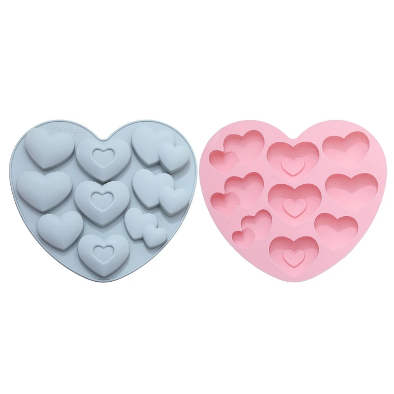 

Различные силиконовые формы в форме сердца, форма для шоколадных конфет для Diy, десертная хрустальная форма
