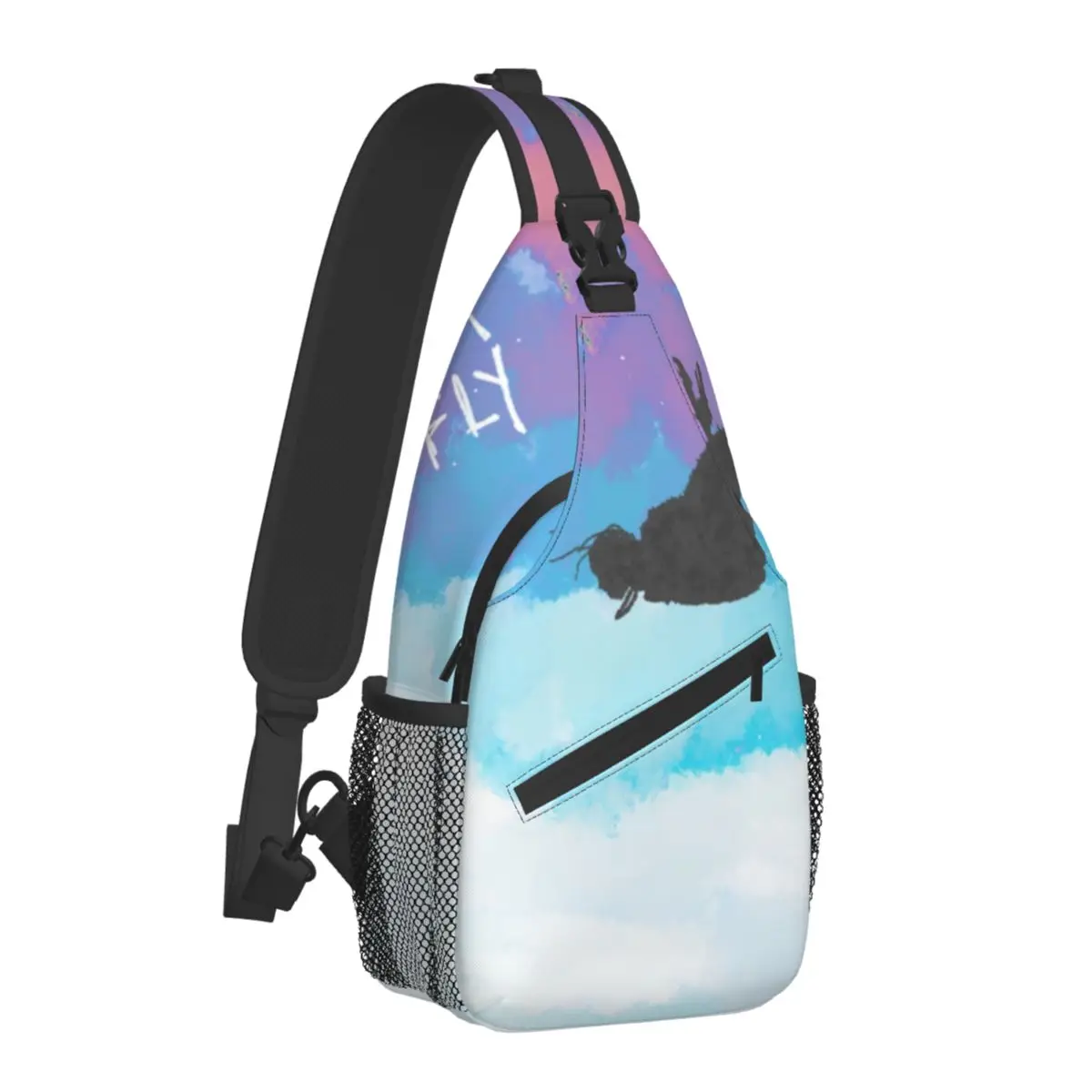 

Look Mom I Can Fly Cloud Shoulder Bags Travis Scott Cactus Jack Retro Chest Bag Running Sling Bag School Designer Crossbody Bags