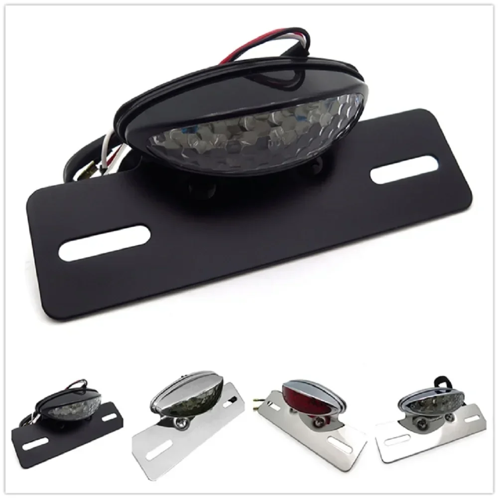 Задний фонарь Cateye крепление номерного знака сплав БОЛЬШОЙ кафе Racer Bobber детали