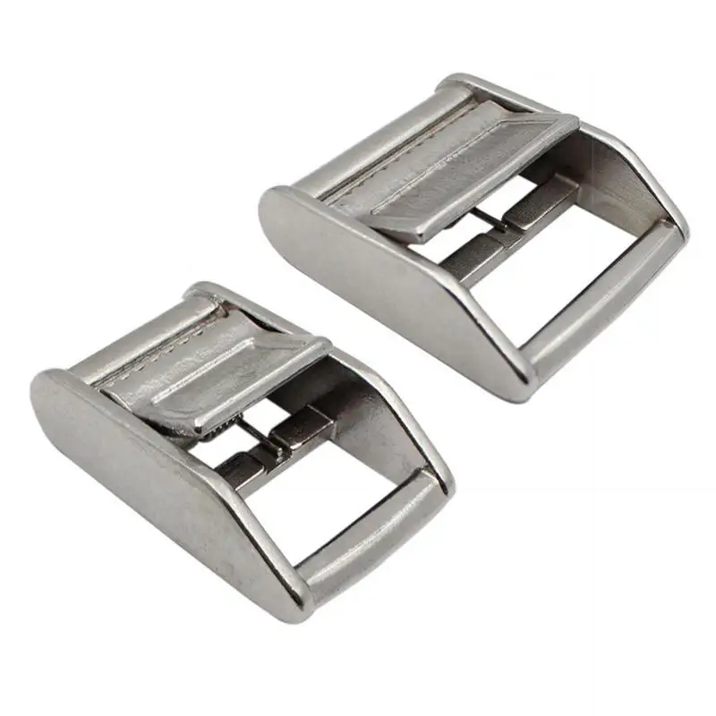 

Stainless Steel Belt Buckle Adjustable Metal Buckle Fasteners Tension Locks Slide Buckles Webbing Release Buckle