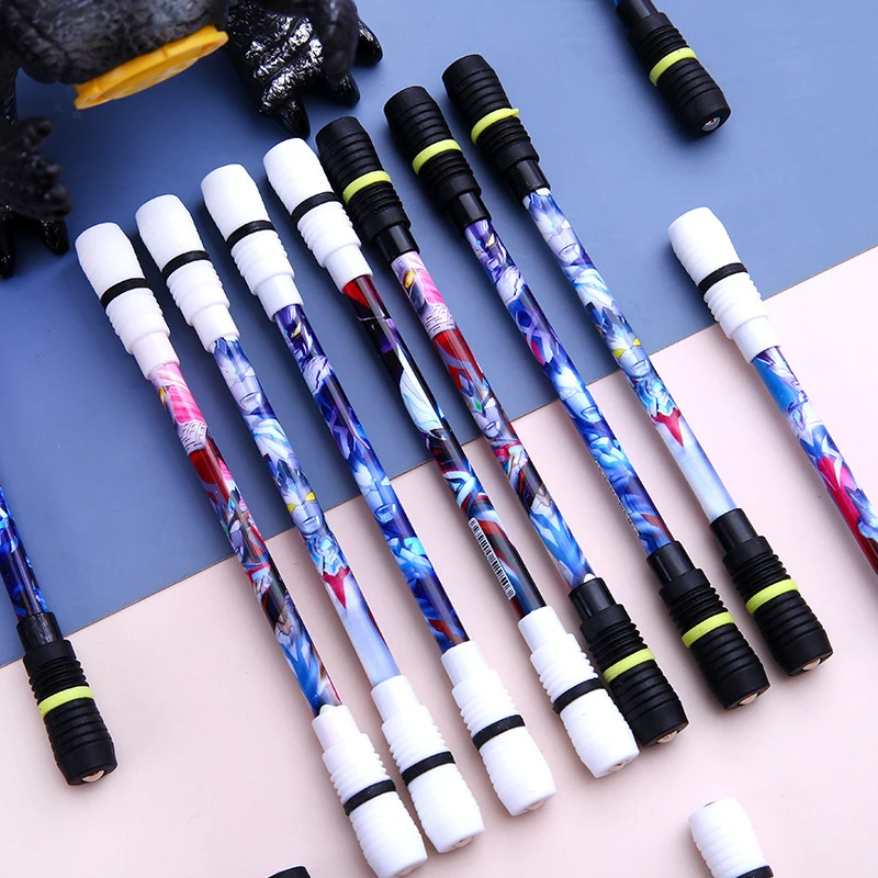 

1Pcs Spinning Anti Stress Rotating Multi Function Gel Pen Writing Toy Pens Finger Playing Matting Pen Student Gift