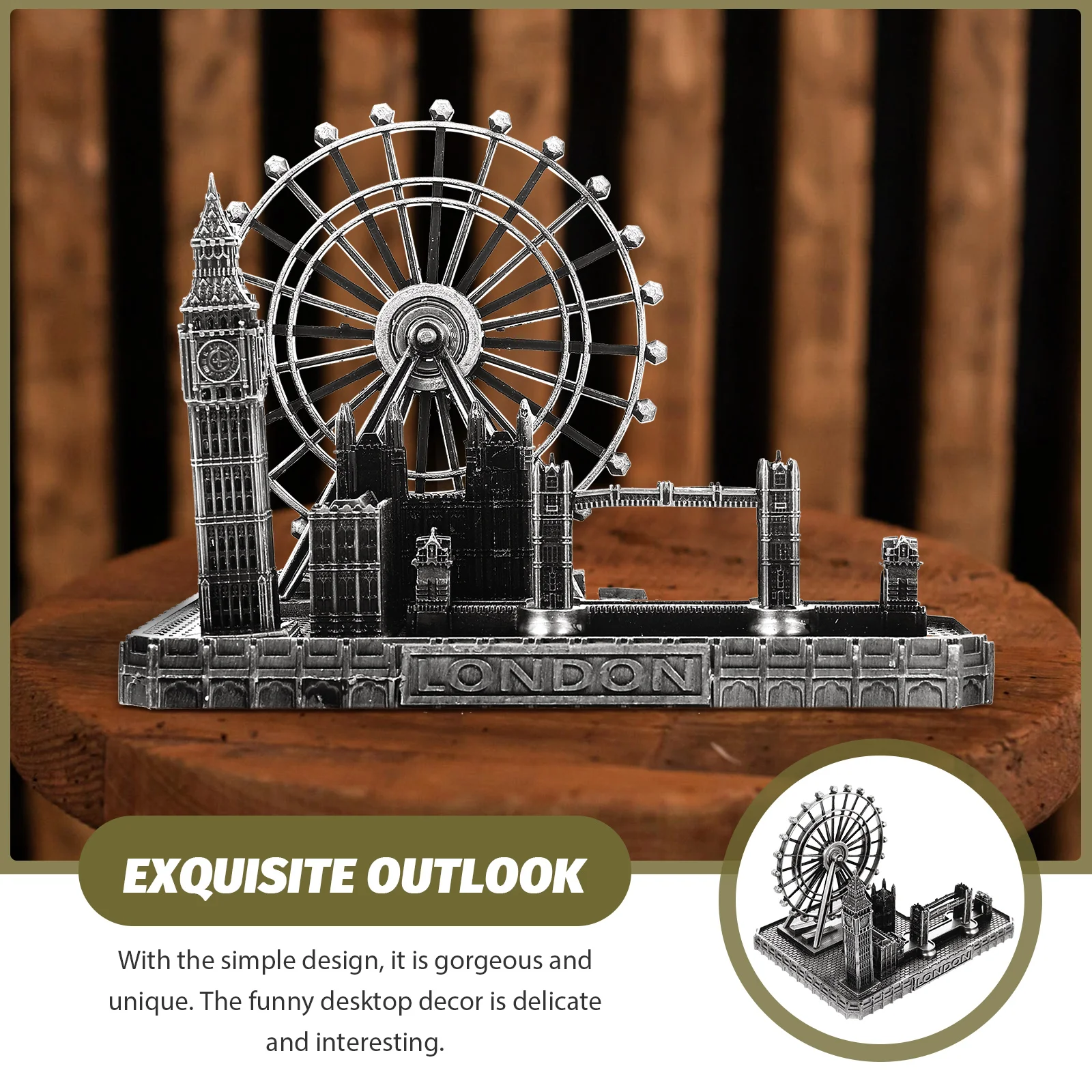 Металлические лондонские украшения настольные знаменитые здания декор часы Биг