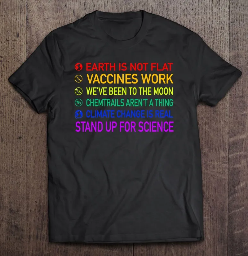 

Футболка мужская оверсайз с надписью «Science Is Real-8»