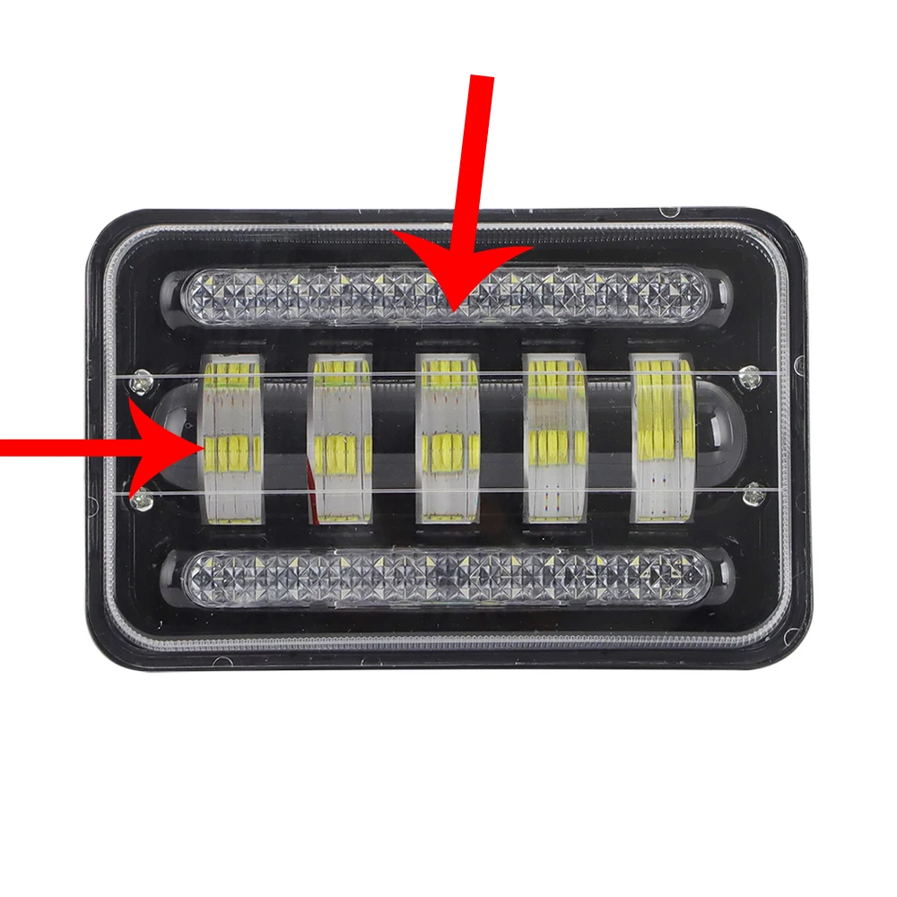 

1 шт. чистый белый 6000K-6500K светодиодный комплект фар с монтажным кронштейном для Suzuki DR650 DRZ400 Plug&Play