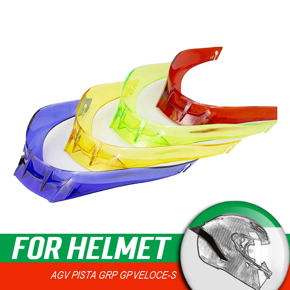 Motorcycle Helmet Big Tail Spoiler For AGV PISTA GRP GP VELOCE-S Rear PARTS & ACCESSORIES Moto Casco Adornment | Автомобили и