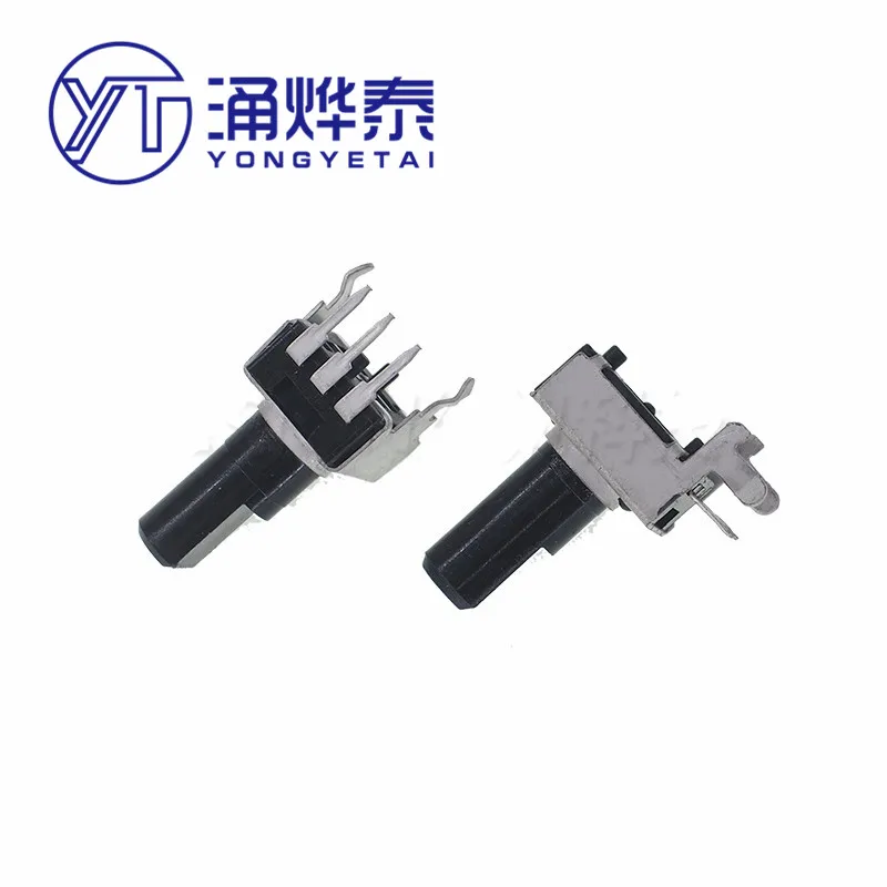 YYT 10 шт. полувал RV09 длинная ручка прямая стопа/изогнутая стопа горизонтальный