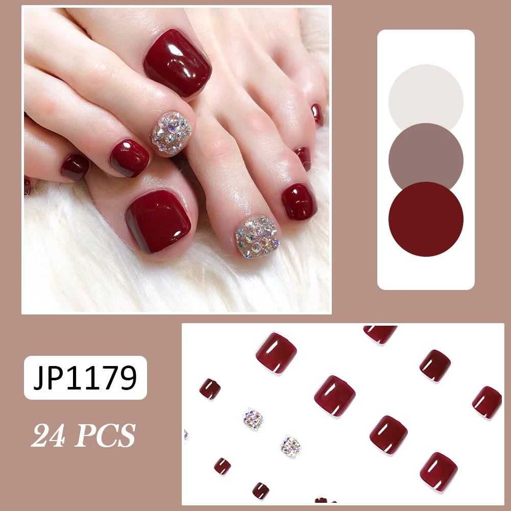 

24 шт., декоративные ногти, 24 шт.