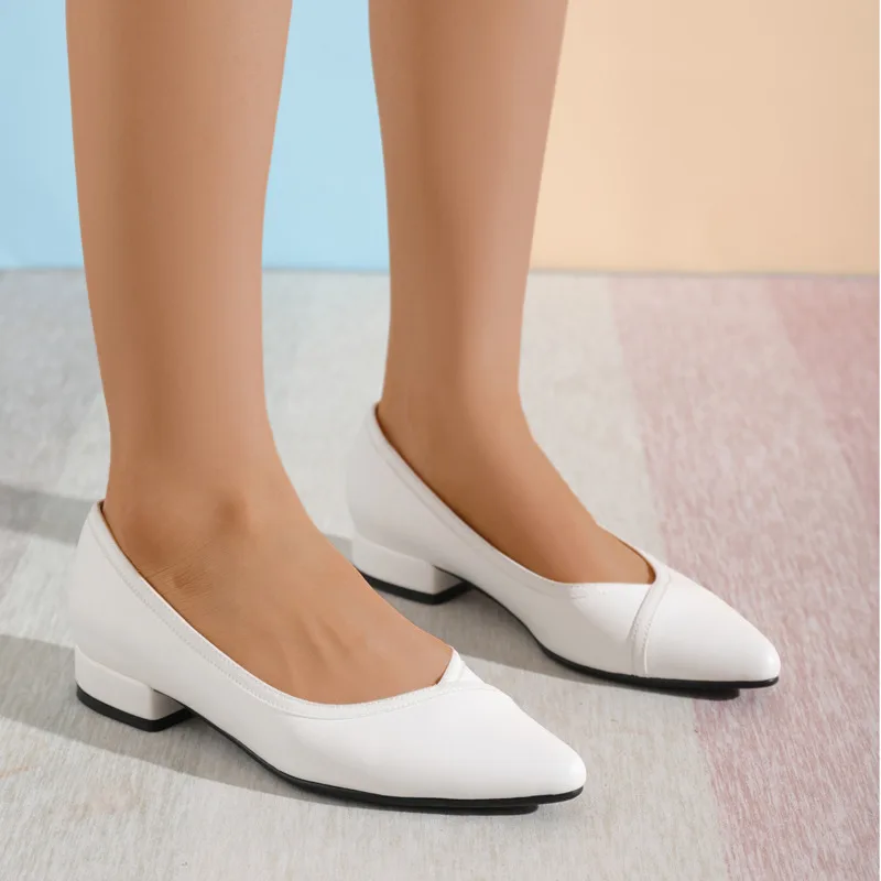 zapatos blanco y negros tacon medio – Compra zapatos blanco y negros tacon  medio con envío gratis en AliExpress version