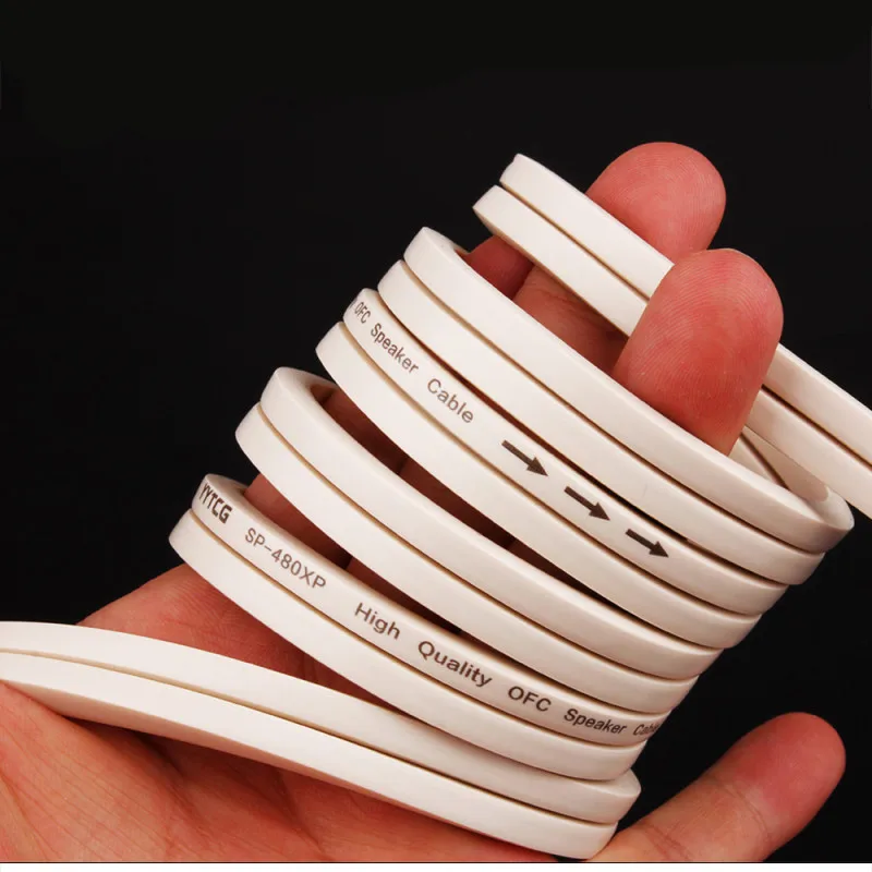 Hifi аудио кабель для динамиков 4N без содержания кислорода медь OFC динамик s