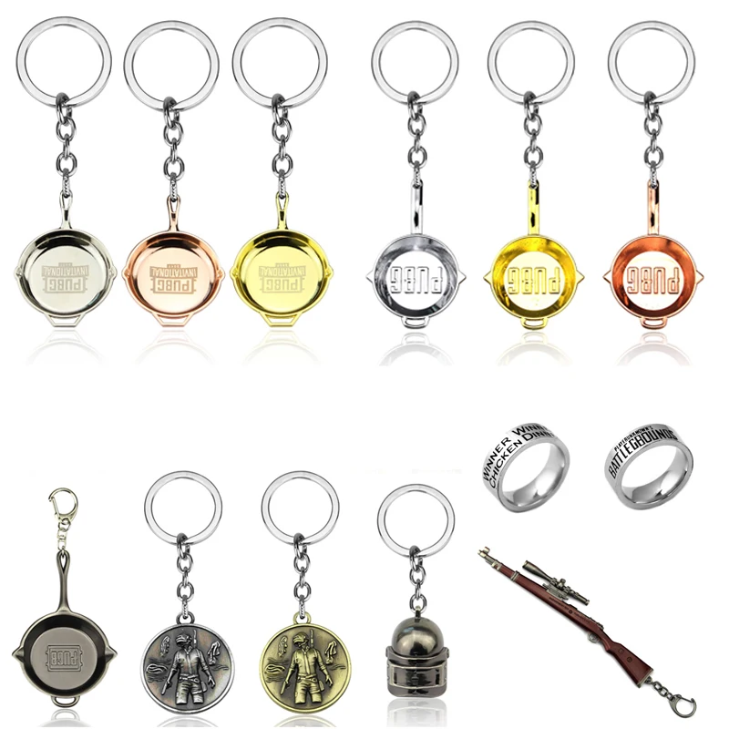 PUBG брелок Playerunknowns Battlegrounds рюкзак Броня шлем сковородка 98k расклешенный пистолет Подвеска армейская бижутерия оптовая продажа