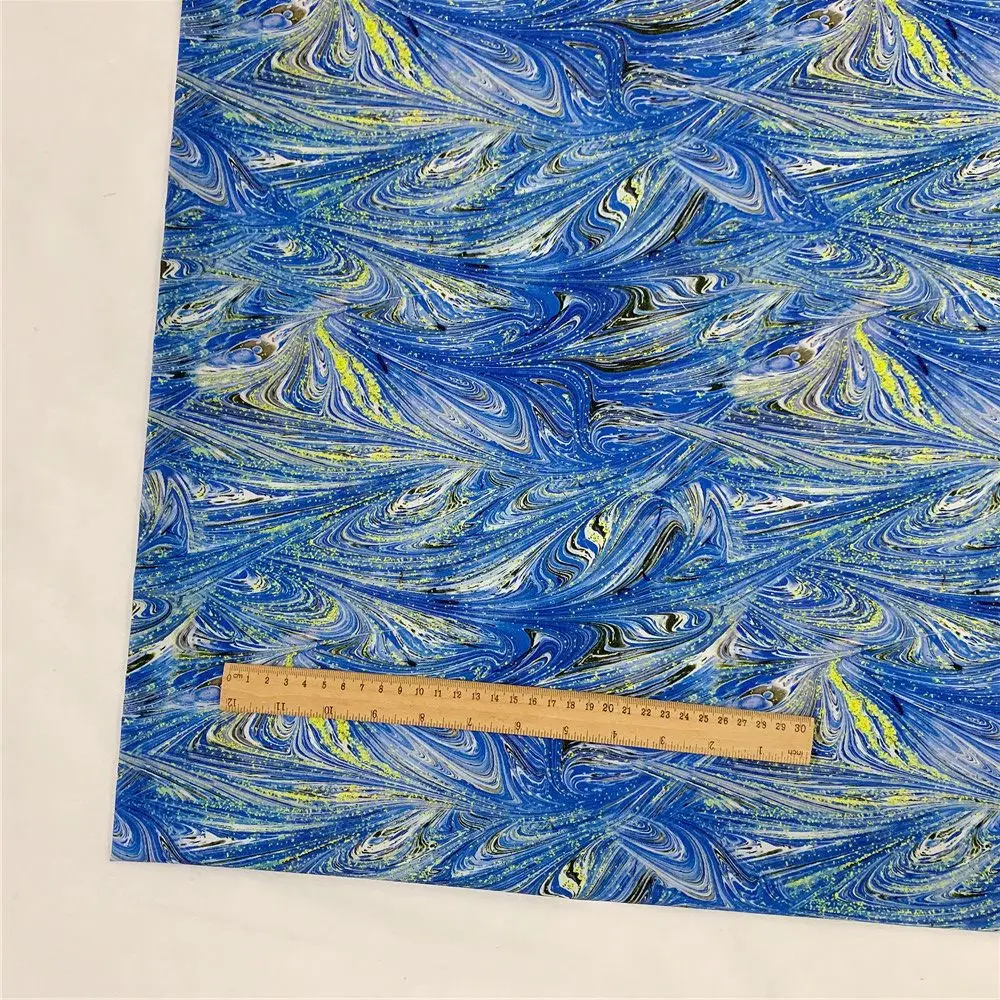Wide110 см Разноцветные перья рыба чешуя звездное небо 100% хлопок ткань лоскутное