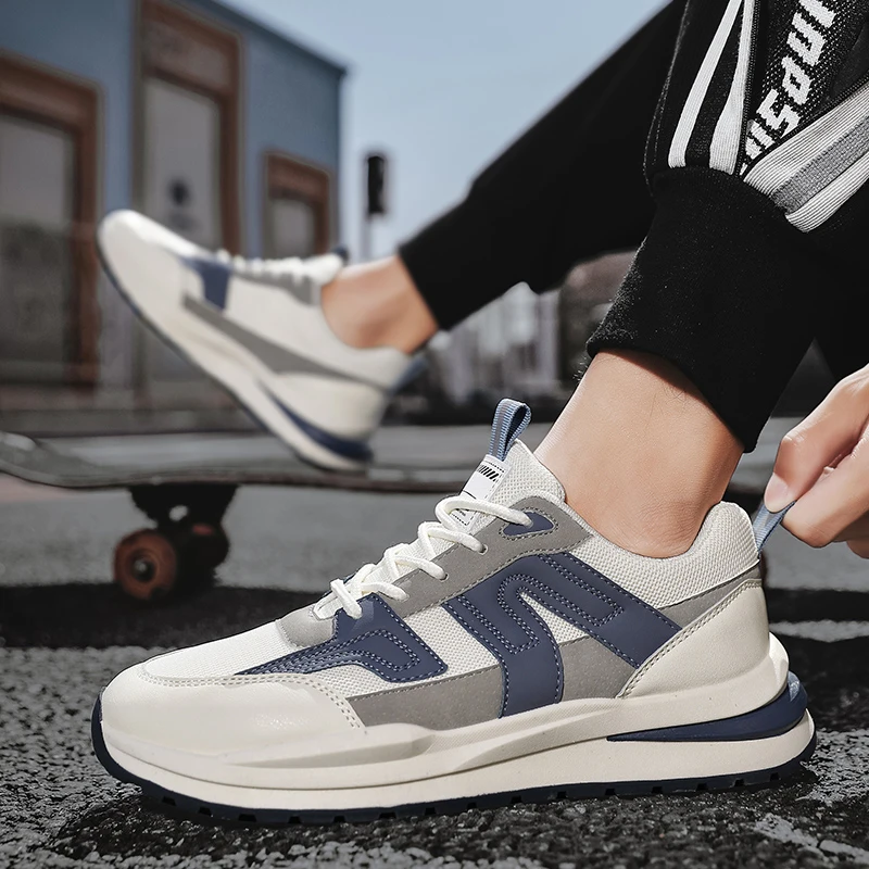 

All-match Dad Shoes Men's Summer Mesh Casual Breathable Running Shoes Thick Bottom Wear-resistant Non-slip Sports Men's Shoes