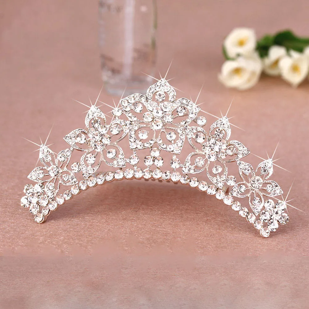 

Stylish Tiara Headband Sweet Hair Comb Crown Hair Styling Accessories Wedding Jewelry Headwear Fashion Accessories