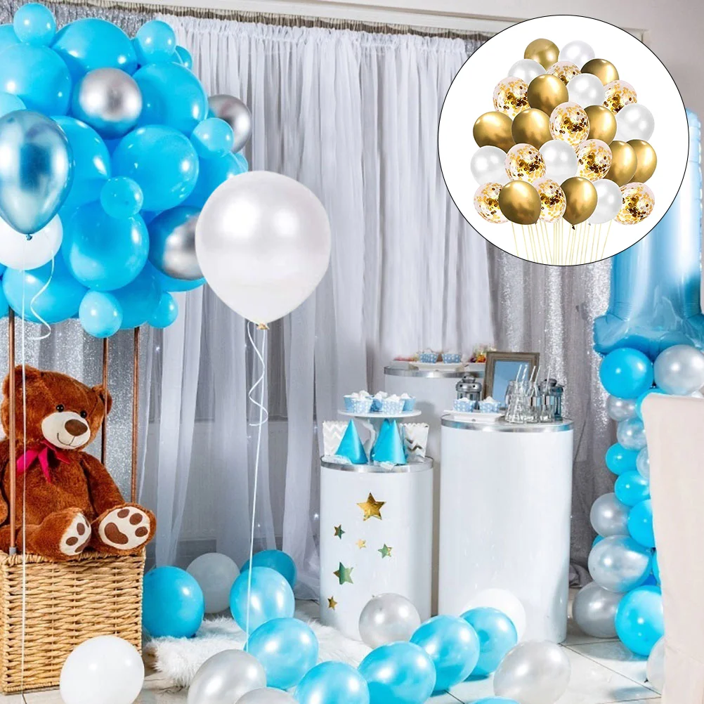 

60 Pcs Birthday Party Layout Balloon Latex Decorative Balloon Balloon Decoration