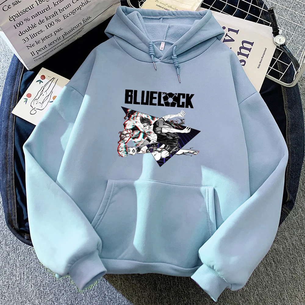 

Blue Lock Football Soccer Anime Print Hoodies Streetwear Yoichi Isagl Graphic Sweatshirts Women Casual Fashion Hoodie Pullovers