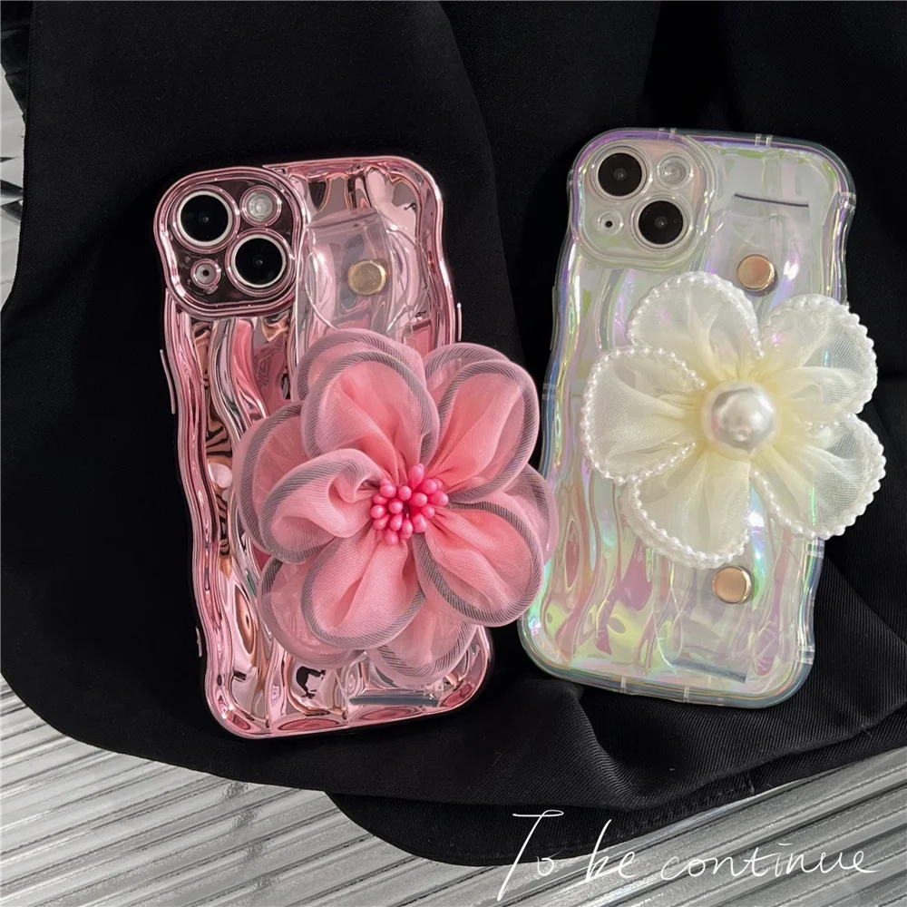 

Flower Waistband 3D Wave Plating case for iPhone 12 Pro iphone11 Pro Max Mobile Phone Soft TPU Case