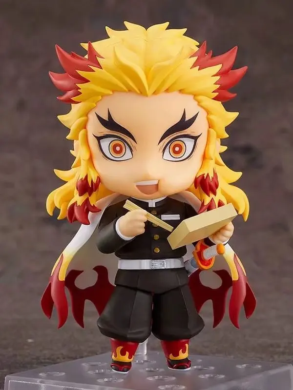 

1 PCS 14CM Anime Demon Slayer Rengoku Kyoujurou Action Figures Model Toys for Child and Adult Eat Fight Change Face Doll Gift
