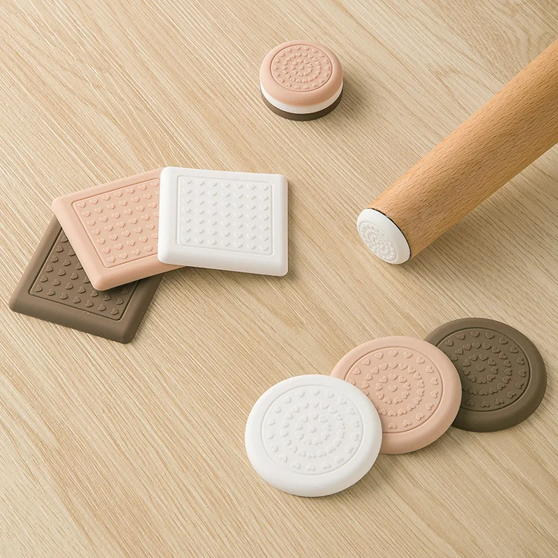 

Transparent Silicone Table and Chair Foot Mats Are Non Slip